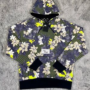 Nike SB Paradise Floral Print All Over Fleece Hoodie Men's Limelight/Multicolor